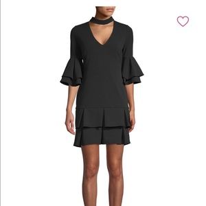 Alexia Admor Bell Sleeve Black Dress